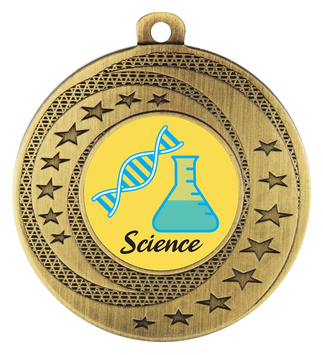 Wayfare Medal Science Gold Custom Wizard