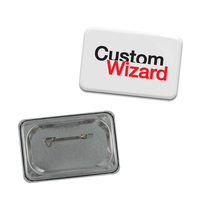 Custom Rectangle Button Badge