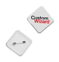 Diamond Button Badges