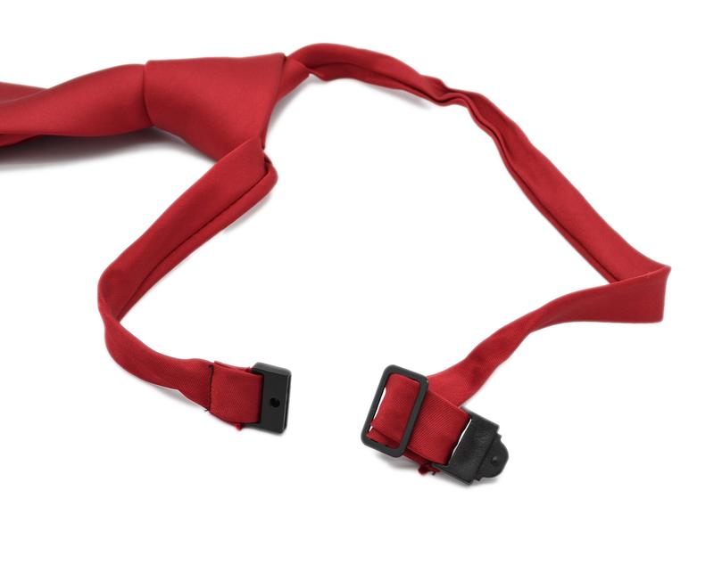 Breakaway: Pre tied knot with velcro or clip strap. Detaches when grabbed. Suitable for law enforcement and security guards.