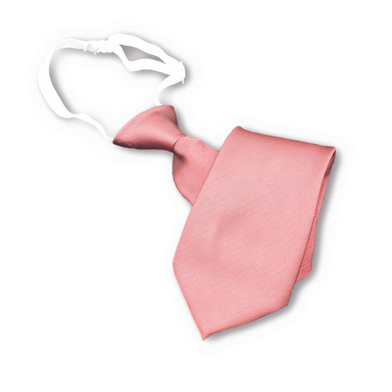 Loop: Pre tied knot with rubber loop. Easy to use and is suitable for junior school ties.
